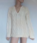 MARIA DI RIPABIANCA Trui , MERINO WOL, Verzenden, Zo goed als nieuw, Maat 38/40 (M), Wit