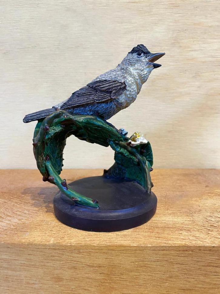 Zwartkop vogelbeeldjes van het merk Bradford Exchange, Antiek en Kunst, Curiosa en Brocante, Ophalen of Verzenden