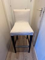 BERGMUND IKEA bar chair with backrest FOUR SET, Huis en Inrichting, Ophalen, Gebruikt, Wit, Scandinavian
