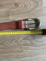 Bruine leren riem, 139 cm, Kleding | Dames, Echt leder, Ophalen of Verzenden, Gedragen, 3 tot 5 cm