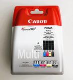 Canon Pixma inktcartridges multipack inkt printer zw c m y, Ophalen of Verzenden, Nieuw, Cartridge, Canon Pixma