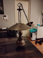 Oude hanglamp met glazen buis, Huis en Inrichting, Antiek, Gebruikt, Ophalen of Verzenden, Glas