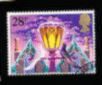 ENGELAND rondstempel VOGEL bij LANTAARN, Postzegels en Munten, Postzegels | Europa | UK, Verzenden, Gestempeld