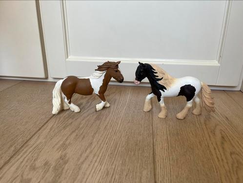 Schleich tinker hengst, merrie en veulen, Verzamelen, Dierenverzamelingen, Zo goed als nieuw, Beeldje of Figuurtje, Paard, Ophalen of Verzenden
