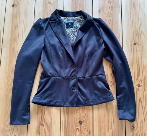 Blazer / Jasje Summum - Bruin Glans - Maat 38 / Medium, Kleding | Dames, Jasjes, Kostuums en Pakken, Zo goed als nieuw, Jasje