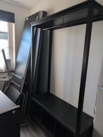 Zwarte kledingkast met hangruimte ikea HEMNES, Huis en Inrichting, Kasten | Kledingkasten, Ophalen, Overige materialen, 100 tot 150 cm