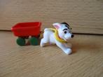 Disney 101 Dalmatiërs Puppy poppetje 7cm Nestle met karre, Ophalen of Verzenden, Overige figuren, Zo goed als nieuw, Beeldje of Figuurtje