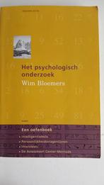 Wim Bloemers - Het psychologisch onderzoek, Ophalen of Verzenden, Zo goed als nieuw, Wim Bloemers
