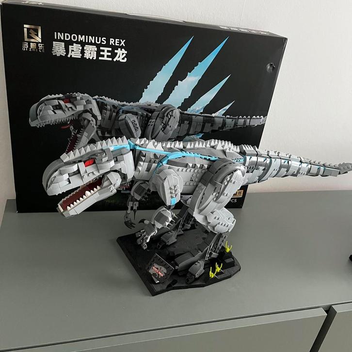 Indominus Rex Lego - T-Rex Lego Set - 2108 stukjes, Verzamelen, Transformers, Zo goed als nieuw, Ophalen of Verzenden