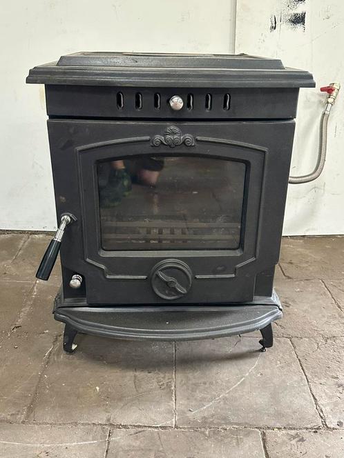 Olymberyl HFB-243 Houtkachel met Boiler – 12 kW, Huis en Inrichting, Kachels, Zo goed als nieuw, Houtkachel, Hout, Ophalen of Verzenden