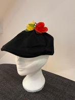 Zwarte Boeren pet met bloemen, Kleding | Heren, Hoeden en Petten, Ophalen of Verzenden, Zo goed als nieuw
