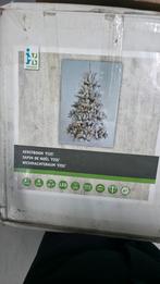 Kunst kerstboom met sneeuw en lichtjes 150 cm, Ophalen