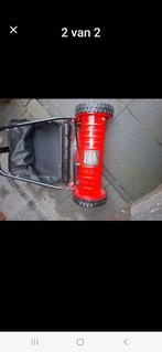 Handgrasmaaier met opvangzak, Tuin en Terras, Grasmaaiers, Ophalen, Gebruikt, Handgrasmaaier, Onbekend