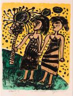 Prachtige Corneille Litho ‘Les Deux Soeurs’ uit 1969 (E/A), Ophalen of Verzenden