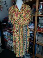 Vintage Gele Jurk Bloemdessin Folklore - Nieuw, Kleding | Dames, Jurken, Ophalen of Verzenden, Nieuw, Geel