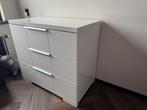 Commode (hoogglans wit, zeer zware kwaliteit), Kinderen en Baby's, Kinderkamer | Commodes en Kasten, Ophalen, Gebruikt, 50 tot 70 cm