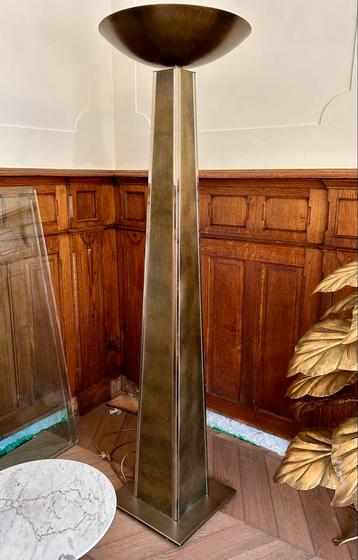 Vintage Belgo Chrom Uplighter 1970/80s beschikbaar voor biedingen