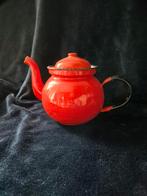 rood emaille theepot, Ophalen of Verzenden
