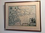 Kaart van Zeeland, Antiek en Kunst, Kunst | Etsen en Gravures, Ophalen of Verzenden