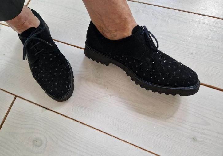 Mephisto veterschoenen. Maat 6,5, Zwart, Kleding | Dames, Schoenen, Zo goed als nieuw, Schoenen met lage hakken, Zwart, Ophalen of Verzenden