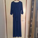 56) lange blauwe jurk mt 5xl, Ophalen of Verzenden, Zo goed als nieuw, Blauw, Jurk