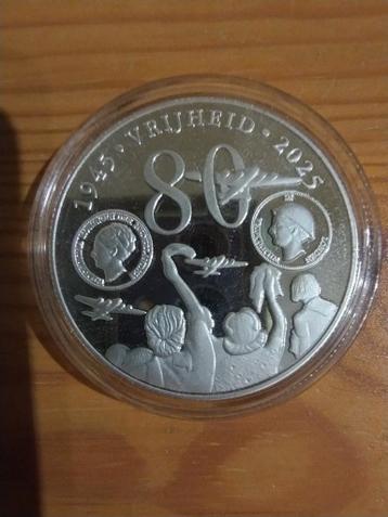 80 jaar oorlog herdenkingsmunt