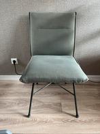 4 eettafelstoelen stof olijf groen Zen lifestyle model cruze, Huis en Inrichting, Stoelen, Ophalen, Gebruikt, Overige kleuren