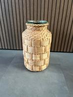 Stijlvolle Rotan Vaas – Natuurlijk Handwerk, Overige kleuren, ., Ophalen of Verzenden, .