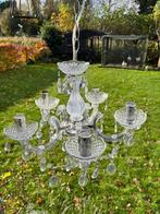 Kroonluchter (glas), Huis en Inrichting, Lampen | Kroonluchters, Ophalen of Verzenden, Zo goed als nieuw, Glas, Chique
