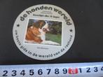 sticker asten de hondenwereld sint bernard, Verzamelen, Ophalen, Zo goed als nieuw, Bedrijf of Vereniging