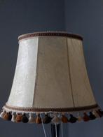 Vintage retro lampenkap, met kwastjes, Ophalen, Zo goed als nieuw, Rond, 25 tot 50 cm