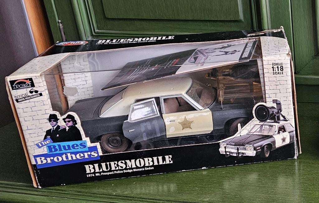 BLUESMOBILE 1:18 RC2 2005 model, Ophalen of Verzenden, Zo goed als nieuw, Auto, Overige merken