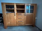 Houten kast, 154x48x120 cm, Huis en Inrichting, Kasten | Dressoirs, Ophalen, Gebruikt, 150 tot 200 cm, Eikenhout