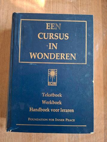 Cursus in wonderen: tekstboek, werkboek, handboek leraren beschikbaar voor biedingen