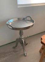 Bijzettafel, Huis en Inrichting, Tafels | Bijzettafels, Minder dan 55 cm, Rond, Zo goed als nieuw, Ophalen
