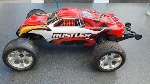 Traxxas Rustler RC Auto - Elektrisch, Hobby en Vrije tijd, Modelbouw | Radiografisch | Auto's, Gebruikt, Auto offroad, Elektro