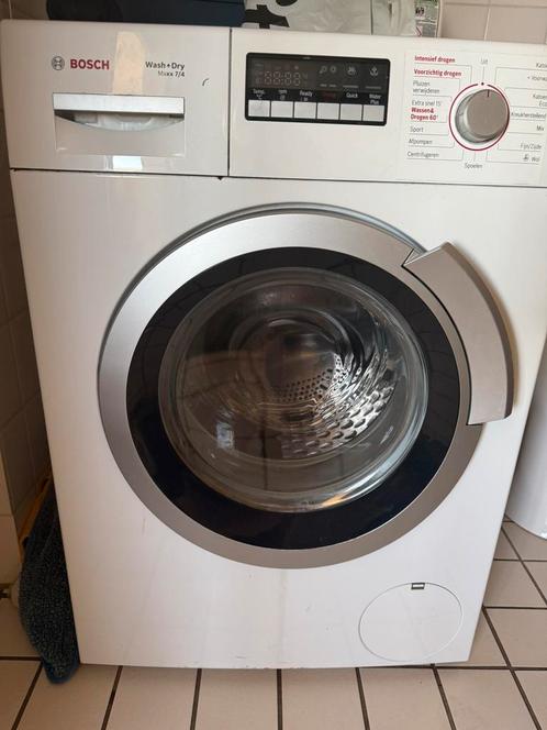 Bosch Was droog combinatie, Witgoed en Apparatuur, Wasmachines, Gebruikt, 85 tot 90 cm, Ophalen