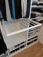 2x IKEA Komplement Broekenhanger voor PAX - 70x58cm - Wit, Ophalen, 50 tot 100 cm, Zo goed als nieuw, Minder dan 100 cm