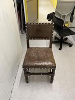 eettafel stoel, Ophalen, Gebruikt, Bruin, Klassiek