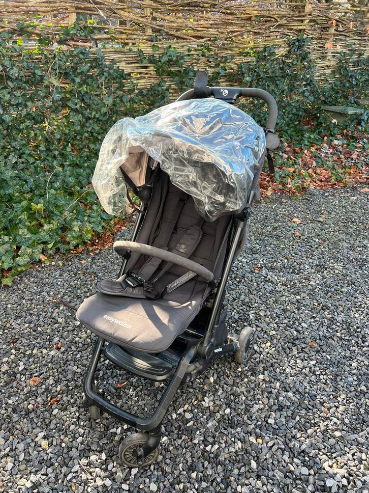 Easywalker Buggy. XS Night Black- Reisbuggy, Kinderen en Baby's, Buggy's, Gebruikt, Overige merken, Regenhoes, Ophalen of Verzenden