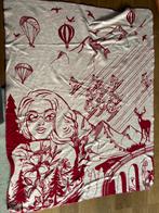 Plaid rood beige  merk  Eskimo, Huis en Inrichting, Ophalen of Verzenden, Zo goed als nieuw