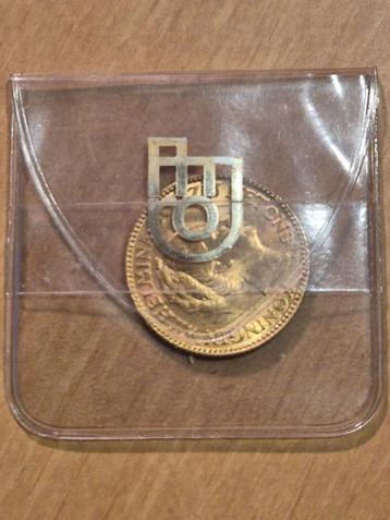  10 Gulden WH Goud 1925 in Origineel AMRO Jr. '80 Spaar-Etui beschikbaar voor biedingen