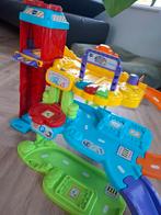 toet toet auto garage en politiebureau, Kinderen en Baby's, Speelgoed | Vtech, Ophalen, Gebruikt, 2 tot 4 jaar