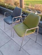 4 mooie eetkamerstoelen van bree's new world, Huis en Inrichting, Stoelen, Ophalen, Overige kleuren, Leer, Zo goed als nieuw