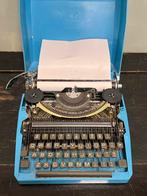 Vintage KLM blauw koffertypemachine 1960 1970, Ophalen of Verzenden, Gebruikt