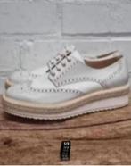 Peperosa - Prachtige leren brogues maat 41 - Als Nieuw, Schoenen met lage hakken, Peperosa, Wit, Ophalen of Verzenden