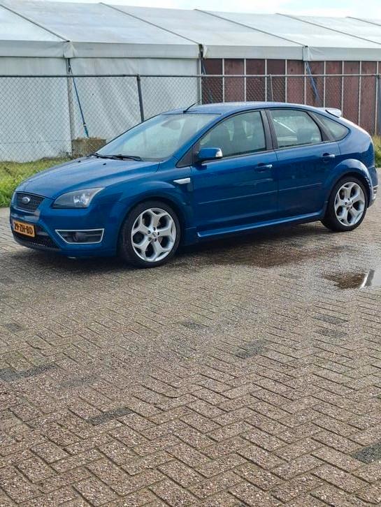 Ford Focus 2.5 20V Turbo 166KW 5D 2008 Blauw, Auto's, Ford, Focus, Benzine, E, Hatchback, Handgeschakeld, Origineel Nederlands