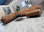 ZGAN Industriële Cognac U-Bank/Hoekbank - 350cm, Ophalen, -, -, Hoekbank