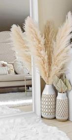 Groot beige fluffy pampas pluimen, Ophalen of Verzenden, Nieuw