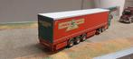 Dikke scania 6x4  met huiftrailer  lemmens  wsi, Hobby en Vrije tijd, Modelauto's | 1:50, Ophalen of Verzenden, Zo goed als nieuw